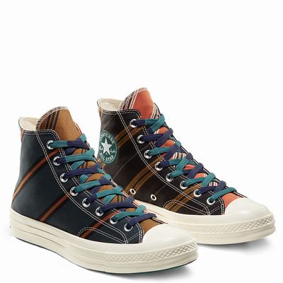 Női Converse Unisex Varsity Chuck 70 Magasszárú Cipő CO6854970 Zöld/Narancssárga